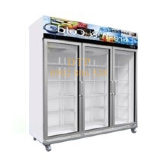 Tủ mát Sanden Intercool OEM-1805i Inverter 3 cánh 1500L