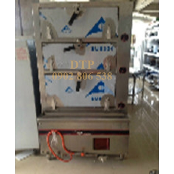 TỦ HẤP 3 TẦNG DÙNG GAS